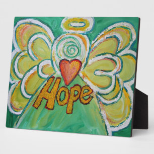Hope Inspirerend Angel Painting Poem Plaque Fotoplaat