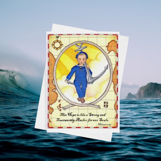 Hope is een Anchor Vaderdag Kaart