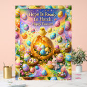 Hope is ready to hatch magical happy Easter chick  (Mariage)