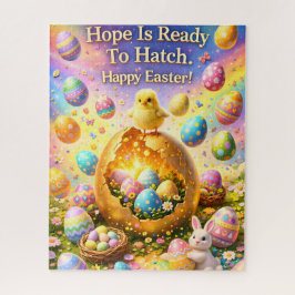 Hope is ready to hatch magical happy Easter jigsaw Legpuzzel