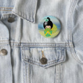 Hope kokeshi Doll Pin Badge Ronde Button 5,7 Cm (In situ)