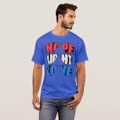 Hope Light Love Mannen T-Shirt (Voorkant volledig)