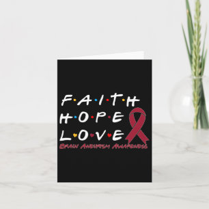 Hope Love Brain Aneurysma Awareness Kaart