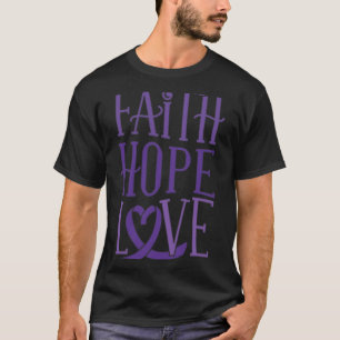 Hope Love - Fibromyalgie Bewustzijn Ondersteuning  T-shirt