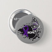 Hope Lupus Butterfly Ronde Button 5,7 Cm (Voorkant /achterkant)