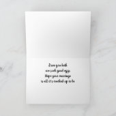 HOPE MARRIAGE IS ALLEMAAL DAT HET OM TE WORDEN GES KAART (Binnen)