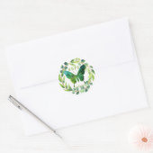 Hope met fin aux stickers papillon floraux (Enveloppe)
