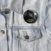 "HOPE" Mountain Gorilla anti-uitsterven Button (In situ)