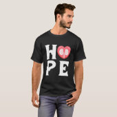 Hope Niernefroloog Nefrologie Verpleegkundige Dial T-shirt (Voorkant volledig)