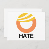 HOPE (Obama) vs. HATE (Trump) Briefkaart (Voorkant / Achterkant)