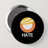 HOPE (Obama) vs. HATE (Trump) Ronde Button 4,0 Cm (Voorkant /achterkant)