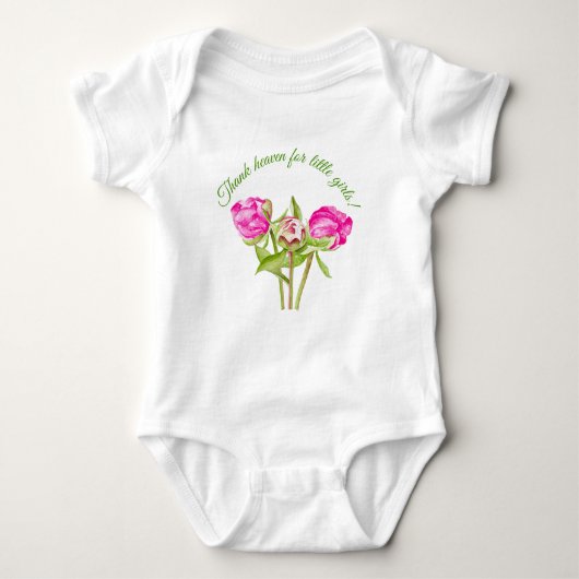Hope op een baby-body romper (Voorkant)