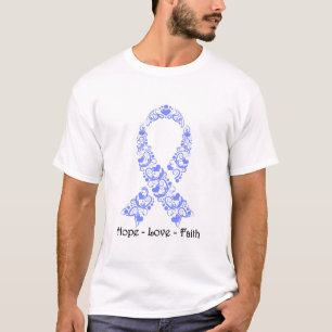 Hope Periwinkle Awareness Ribbon T-shirt