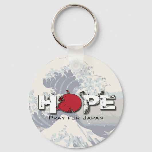 HOPE - Pray for Japan Sleutelhangers (Voorkant)