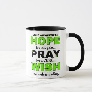 Hope Pray Wish... Lyme Two-Tone Coffee Mok