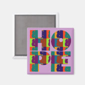 Hope Purple Magnet (Recto/Verso)