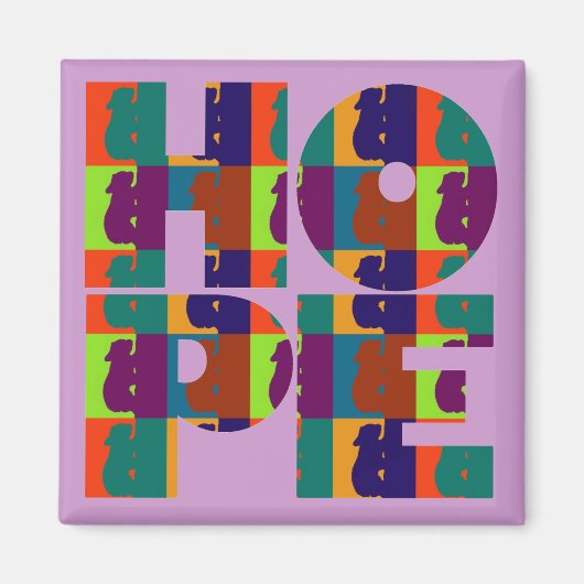 Hope Purple Magnet (Devant)