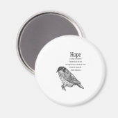 Hope Quote Magneet (Voorkant / Achterkant)