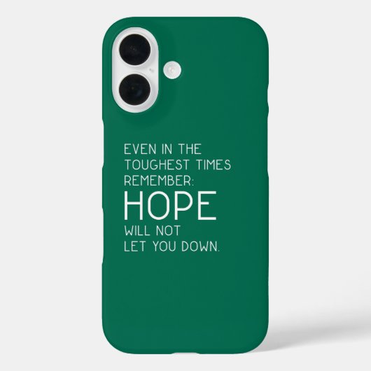 Hope Quotes Case-Mate iPhone Case (Achterkant)