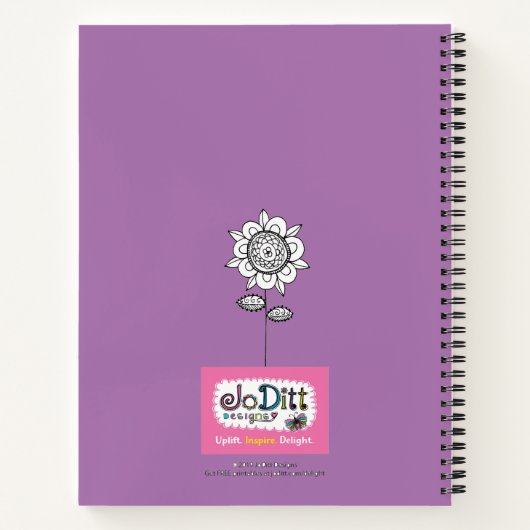 Hope Rainbow Scripture Journal de prière personnal (Dos)