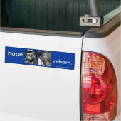 HOPE REBORN OBAMA JFK BUMPERSTICKER (Op Truck)