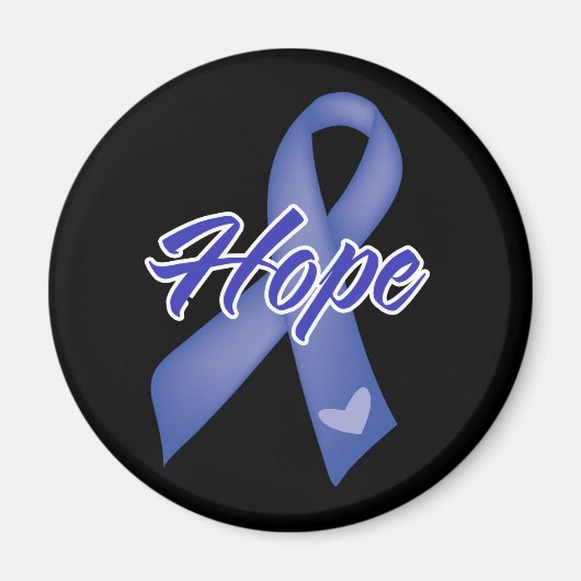 Hope Ribbon - Colon Cancer Magneet (Voorkant)