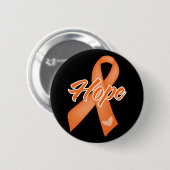 Hope Ribbon - Leukemie Ronde Button 5,7 Cm (Voorkant /achterkant)