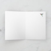 Hope Ruby-throated Hummingbird Kaart (Binnen)