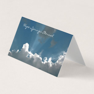 Hope Springs Eternal Card Kaart