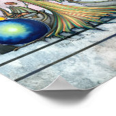 Hope Stones Fairy Dragon Fantasy Art Poster Print (Hoek)