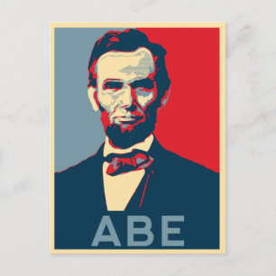 Hope Style Lincoln Portret Briefkaart