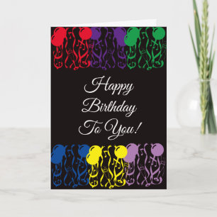 HOPE UW BIRTHDAY IS LIT Folders Wenskaart Kaart