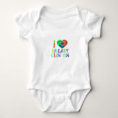 Hope Vote Blue Lovely Reflection Amazing Hillary Romper (Voorkant)