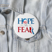 HOPE VS FEAR.png Ronde Button 4,0 Cm (In situ)