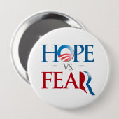 HOPE VS FEAR.png Ronde Button 4,0 Cm (Voorkant /achterkant)