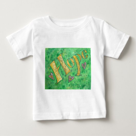 Hope Word Art Inspirerend aangepaste T-shirts (Voorkant)