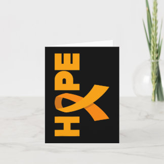 HOPE World Cancer Day Gift Golden Ribbon Parents Kaart