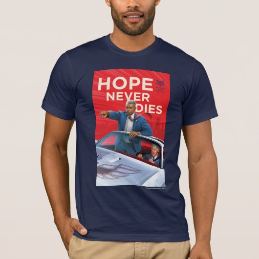 Hope zal nooit sterven t-shirt (Voorkant)