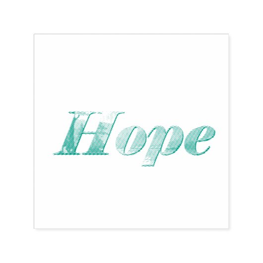 Hope Zelfinktende Stempel (Design)