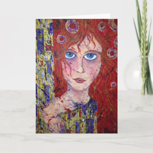 HOPEFUL MAIDEN greeting card Kaart (Voorkant)