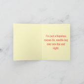 Hopeless Ramen-tic beroemd gemaakt door Funny Rame Kaart (Binnen)