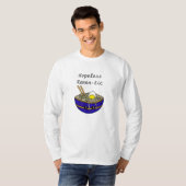 Hopeless Ramen-tic | Funny Ramen Food Pun T-shirt (Voorkant volledig)