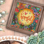 Hopelijk inspirerend bloemig gepersonaliseerd ple planner