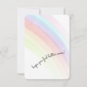 Hopelijk voel je je snel beter bedankkaart