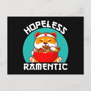 Hopeloos Ramentic Corgi Dog Anime Briefkaart