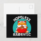 Hopeloos Ramentic Corgi Dog Anime Briefkaart (Voorkant / Achterkant)