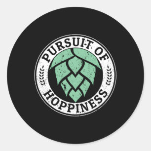 hopeloos streven naar een ipa ambachtelijk bier ronde sticker