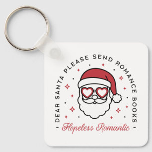 Hopeloze romantische lieve Kerstman grappige boeke Sleutelhanger
