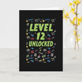 HOPEN DAT JE 12e VERJAARDAGSNIVEAU ONTGRENDELD IS Kaart (Gele Bloem)