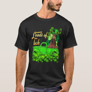 Hopen Geluk Vrachtwagen Dobermann St. Patrick's Da T-shirt